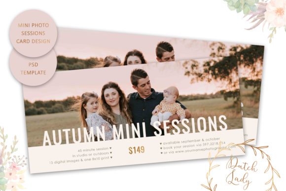 Download Photo Session Card Template #68 - Photo Collection