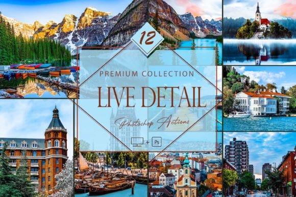 Download 12 Photoshop Actions, Live Detail Ps - Photo Collection