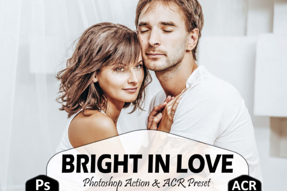 Download 10 Bright in Love Photoshop Actions - Photo Collection