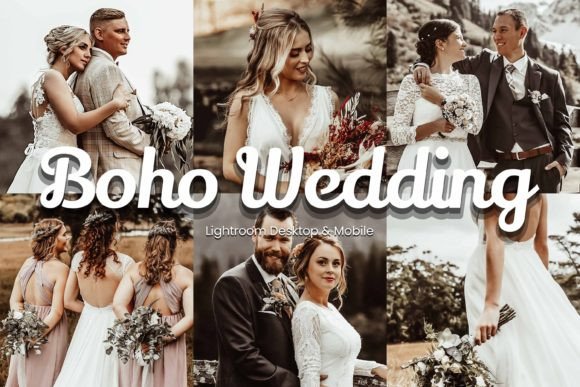 Download 12 Boho Wedding Lightroom Presets - Wedding lightroom preset Collection