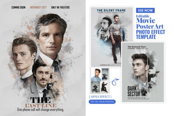 Download Movie Poster Art Photo Effect - Photo Collection