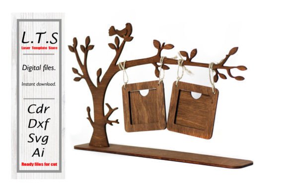 Download Photo Frame Tree. Laser Cut File - Photo Collection