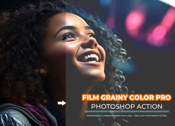 Download Film Grainy Color Pro Photoshop Action - Photo Collection