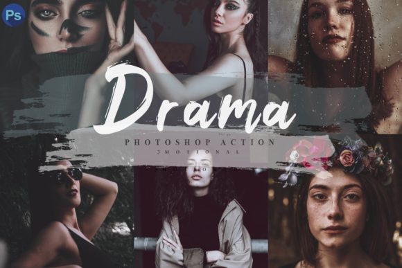 Download 14 Drama Photoshop Actions&nbsp; - Photo Collection