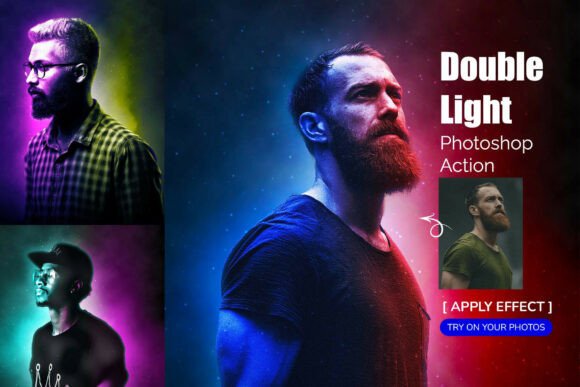 Download Double Light Photoshop Action - Photo Collection