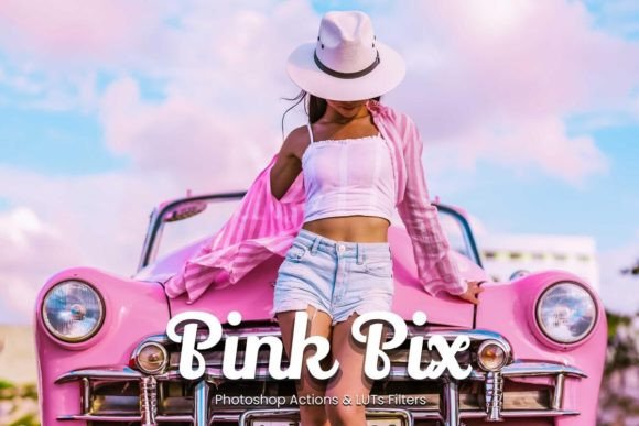 Download 14 Pink Pix Photoshop Actions - Photo Collection