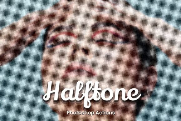 Download 38 Halftone Photoshop Actions - Photo Collection