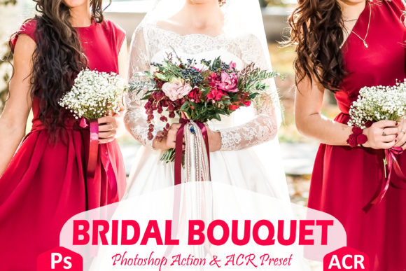 Download 10 Bridal Bouquet Photoshop Actions - Photo Collection