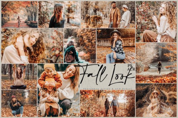 Download 10 Fall Look Photoshop Actions - Photo Collection