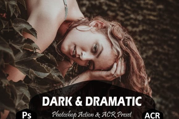 Download 18 Dark &amp; Dramatic Photoshop Actions - Photo Collection